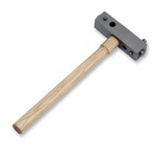 Marteau à boucharder 40x40 1,7kg + manche 40cm Revex