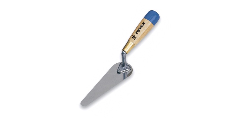 Truelle langue de chat inox 16cm cazzuola soie 1cm Revex