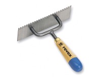 Truelle à berthelet 1 côté dent 6cm soie 1cm Revex