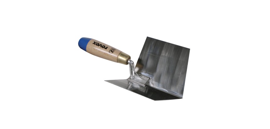 Truelle d'angle intérieur inox 12cm soie 1,2cm Revex