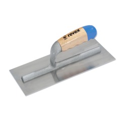 Platoir italien inox droit longueur 28cm bois Revex