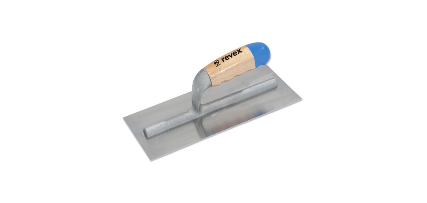 Platoir italien inox droit longueur 28cm bois Revex