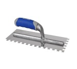 Platoir italien inox dents carrées 1cm 28cm bi-matière Revex