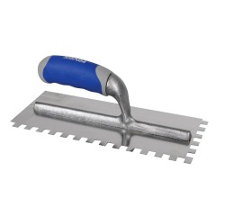 Platoir italien inox dents carrées 1cm 28cm bi-matière Revex