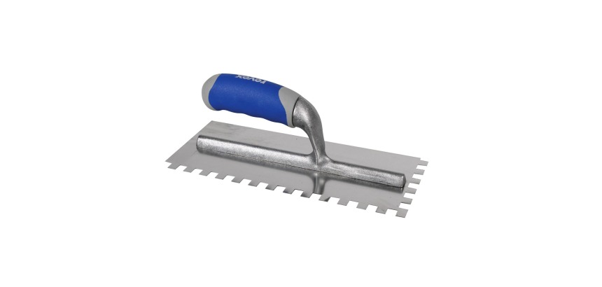 Platoir italien inox dents carrées 1cm 28cm bi-matière Revex