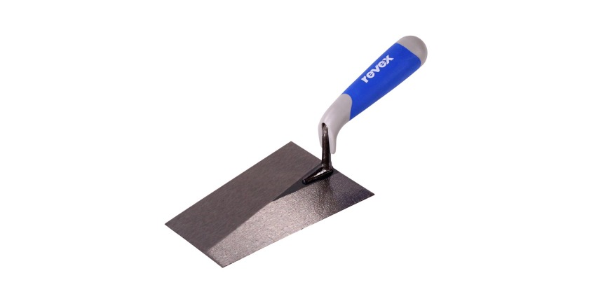 Truelle italienne carrée 16cm bi-matière 0,8cm Revex