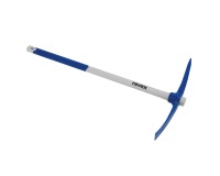 Pioche terrassier œil rond 2,5kg + manche tri-matière Revex