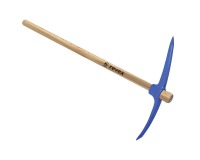 Pioche de terrassier œil rond 2,5kg + manche bois Revex