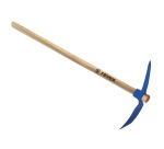 Pioche cantonnier œil rond 1,4kg + manche bois Revex