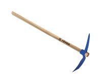 Pioche cantonnier œil rond 2kg + manche 100cm Revex