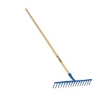 Râteau à béton 16 dents droite + manche 150cm Revex