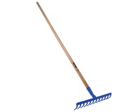 Râteau douille forgée 12 dents courbes + manche Revex