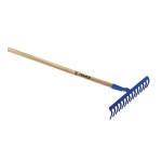 Râteau douille forgée 14 dents courbes + manche Revex