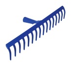 Râteau douille forgée 16 dents courbes sans manche Revex