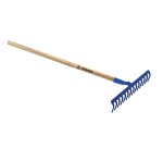 Râteau douille forgée 16 dents courbes + manche Revex