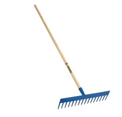 Râteau à racloir 16 dents + manche 150cm Revex