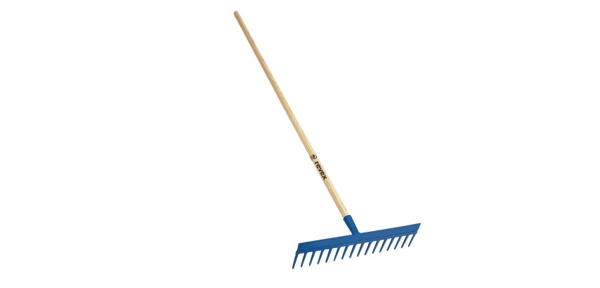 Râteau à racloir 16 dents + manche 150cm Revex