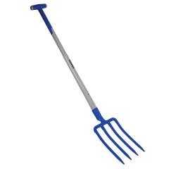 Fourche à bêcher 4 dents 27cm + mch tri-mat béquille Revex