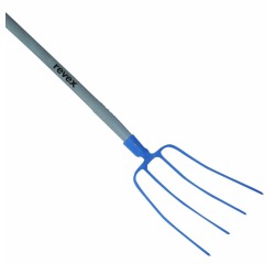 Fourche à fumier 4 dents 30cm + manche résine Revex