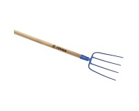 Fourche à fumier 4 dents 30 cm avec manche frêne pomme Revex