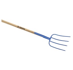 Fourche à fumier 4 dents 30cm + manche pomme Revex
