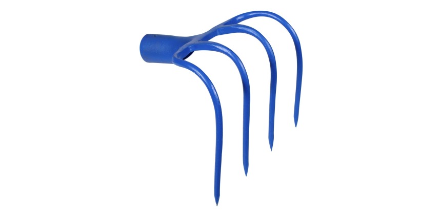 Croc à fumier à douille 4 dents 20cm sans manche Revex