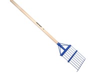 Balai de haie 8 dents éventail 21 cm avec manche Revex