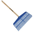 Balai plastique rectangulaire 22 dents 40cm + manche