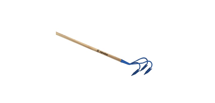 Cultivateur 3 dents fixes 15cm + manche 150cm Revex