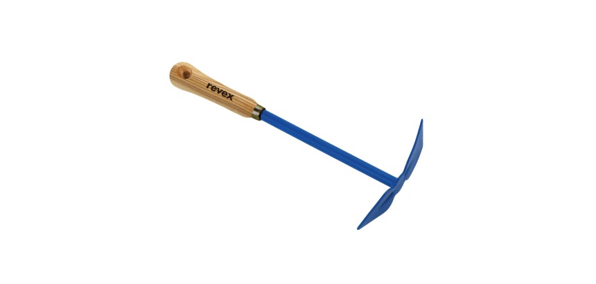 Serfouette à fleurs panne et langue 32cm Revex