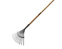 Balai de rocaille 11 dents plates 25cm + manche Revex