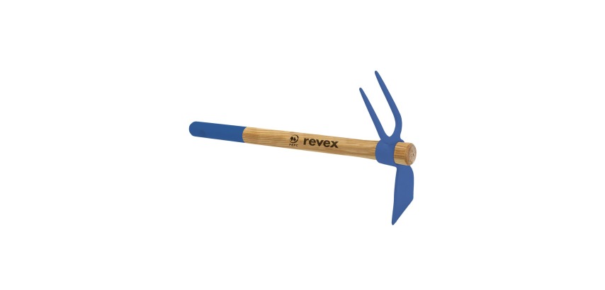 Serfouette forgée panne et fourche + manche Revex