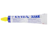 tube peinture indélébile lyra mark - marqueur a bille- jaune - pointe 3 mm