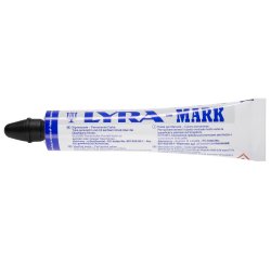 tube peinture indélébile lyra mark - marqueur a bille- noir pointe 3 mm