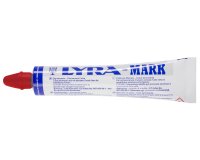 tube peinture indélébile lyra mark - marqueur a bille- rouge -  pointe 3 mm