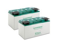 Kärcher - Lot de batteries AGM 2x 12V/80Ah, 24 V, 80 Ah, Sans entretien