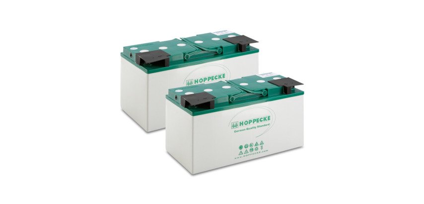 Kärcher - Lot de batteries AGM 2x 12V/115Ah, 24 V, 115 Ah, Sans entretien