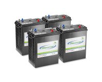 Kärcher - Lot de batteries AGM 4x 6V/285Ah, 24 V, 285 Ah, Sans entretien