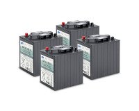 Kärcher - Lot de batteries Gel 4x 6V/180Ah, 24 V, 180 Ah, Sans entretien