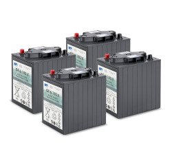 Kärcher - Lot de batteries Gel 4x 6V/180Ah, 24 V, 180 Ah, Sans entretien