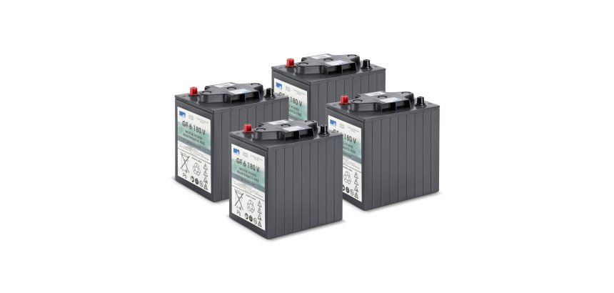 Kärcher - Lot de batteries Gel 4x 6V/180Ah, 24 V, 180 Ah, Sans entretien