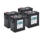 Kärcher - Lot de batteries Gel 4x 6V/240Ah, 24 V, 240 Ah, Sans entretien