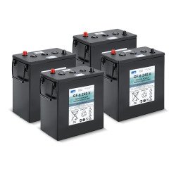 Kärcher - Lot de batteries Gel 4x 6V/240Ah, 24 V, 240 Ah, Sans entretien
