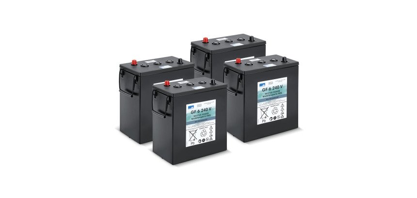 Kärcher - Lot de batteries Gel 4x 6V/240Ah, 24 V, 240 Ah, Sans entretien