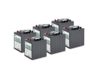 Kärcher - Lot de batteries Gel 6x 6V/180Ah, 36 V, 180 Ah, Sans entretien