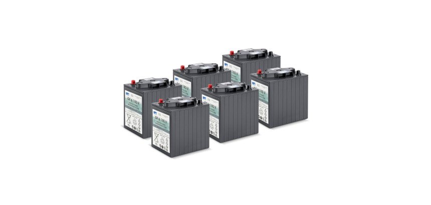 Kärcher - Lot de batteries Gel 6x 6V/180Ah, 36 V, 180 Ah, Sans entretien