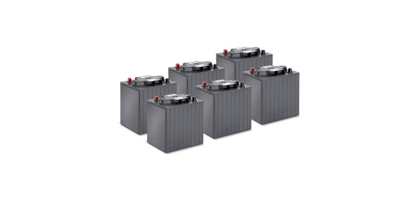 Kärcher - Lot de batteries Gel 6x 6V/240Ah, 36 V, 240 Ah, Sans entretien