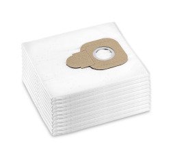 Kärcher - Sachet filtrant toison, 10 Pièce(s), T 10/1, T 10/1 Bp, T 15/1, T 15/1 Bp
