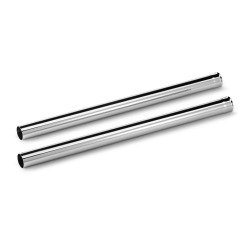 Kärcher - Tube d'aspiration, 2 x, NT, DN 35, longueur de 550 mm, acier chromé, compatible avec : NT 27/1, NT 30/1, NT 40/1, NT 50/1, NT 55/1, NT 65/2, NT 75/2