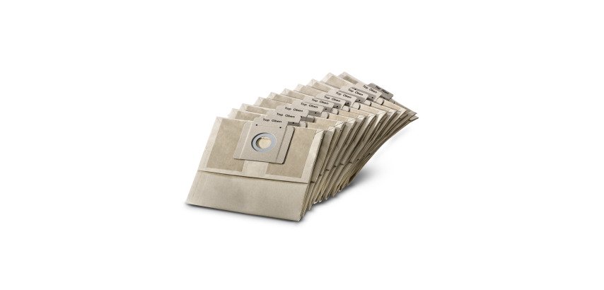 Kärcher - Sacs  filtrants papier, 10 Pièce(s), BDP 43/450, BDS 43/Duo, BDS 43/180, BV